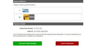 how to pay cra online td